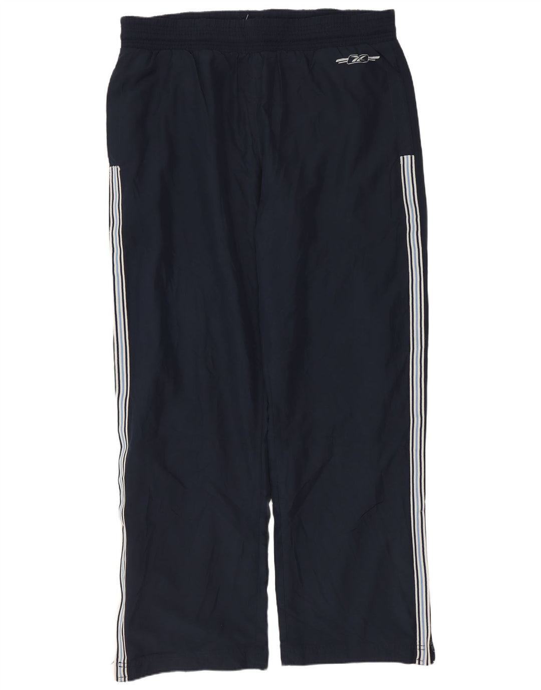 Reebok Mens Tracksuit Trousers Medium  Navy Blue Polyester