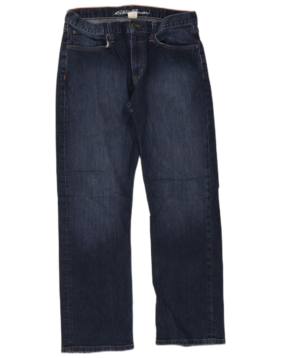 Eddie Bauer Mens Straight Jeans W32 L30 Blue Cotton