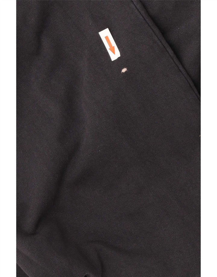 Zara Womens Tracksuit Trousers Joggers UK 12 Medium Grey Cotton