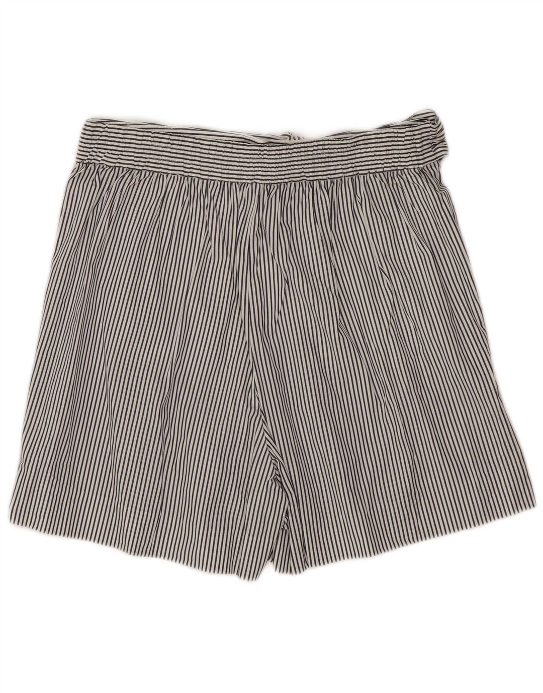 J. CREW Womens Chino Shorts US 4 Small W30  White Pinstripe Cotton