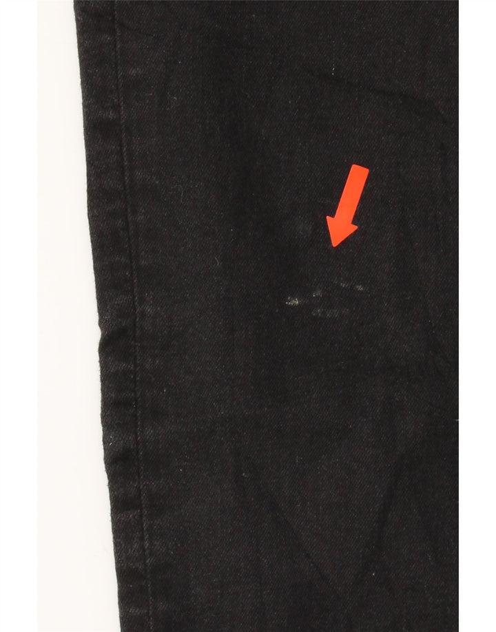 JACK & JONES Womens GLENN Slim Jeans W28 L32 Black Cotton Vintage Jack & Jones and Second-Hand Jack & Jones from Messina Hembry 