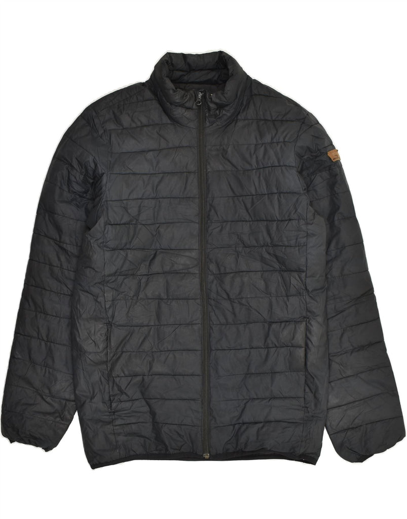 QUIKSILVER Mens Padded Jacket UK 38 Medium Black Polyester | Vintage Quiksilver | Thrift | Second-Hand Quiksilver | Used Clothing | Messina Hembry 