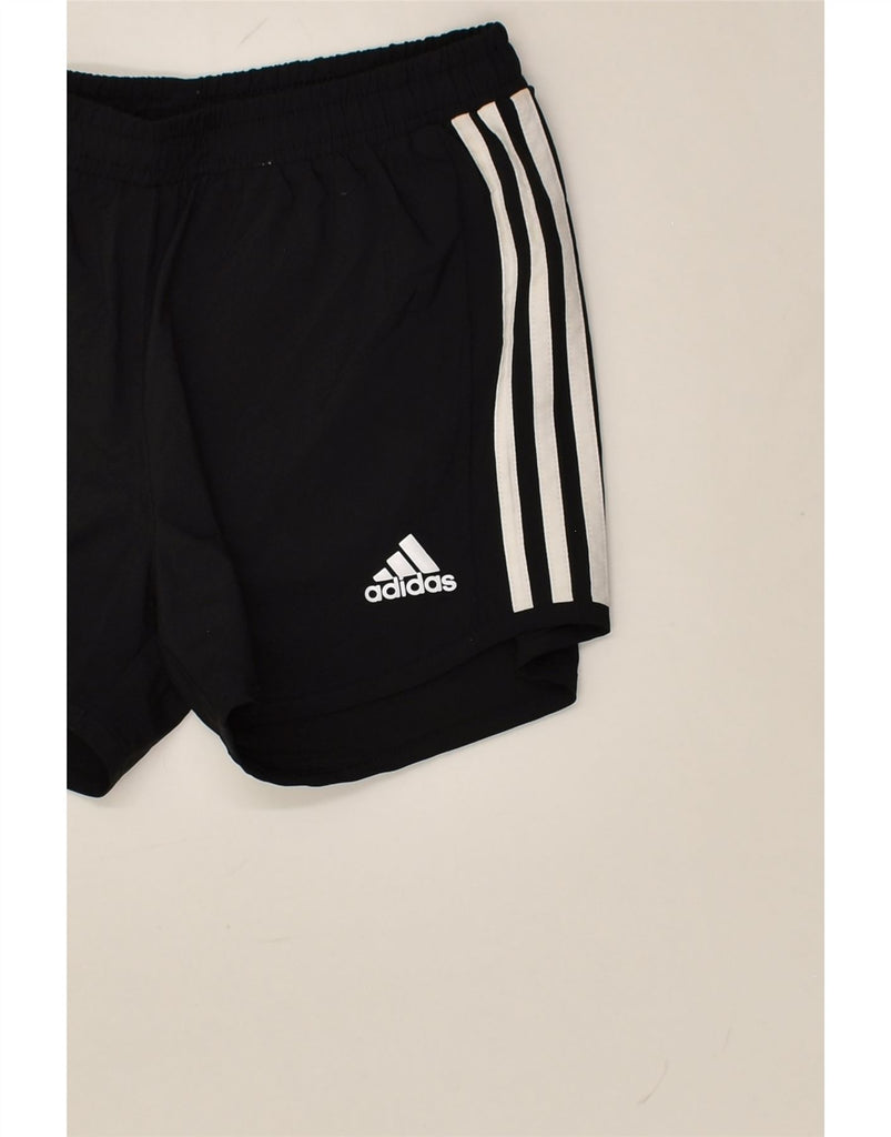 ADIDAS Boys Sport Shorts 11-12 Years Black Polyester | Vintage Adidas | Thrift | Second-Hand Adidas | Used Clothing | Messina Hembry 