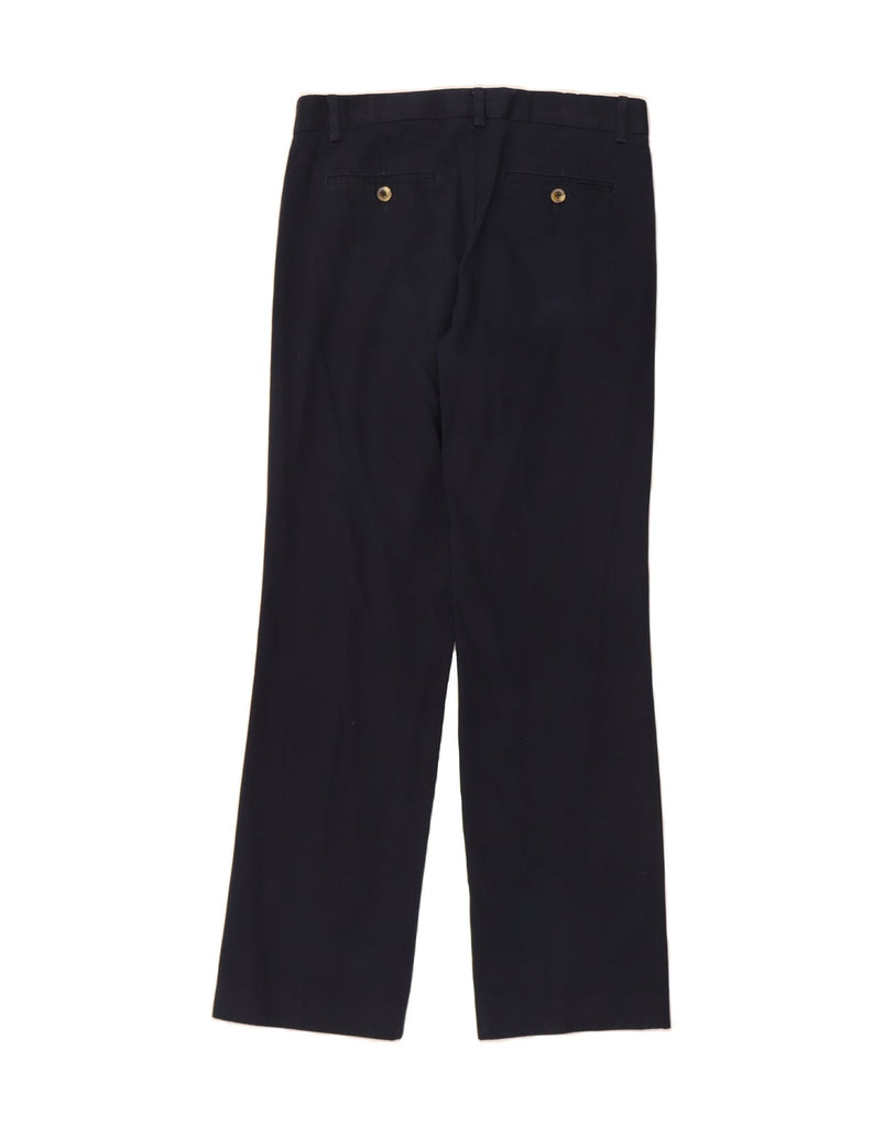 EDDIE BAUER Mens Straight Chino Trousers W34 L34 Navy Blue Cotton Vintage Eddie Bauer and Second-Hand Eddie Bauer from Messina Hembry 