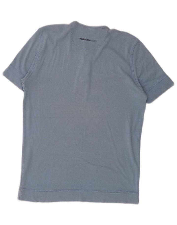 Calvin Klein Mens T-Shirt Top Large Blue Cotton