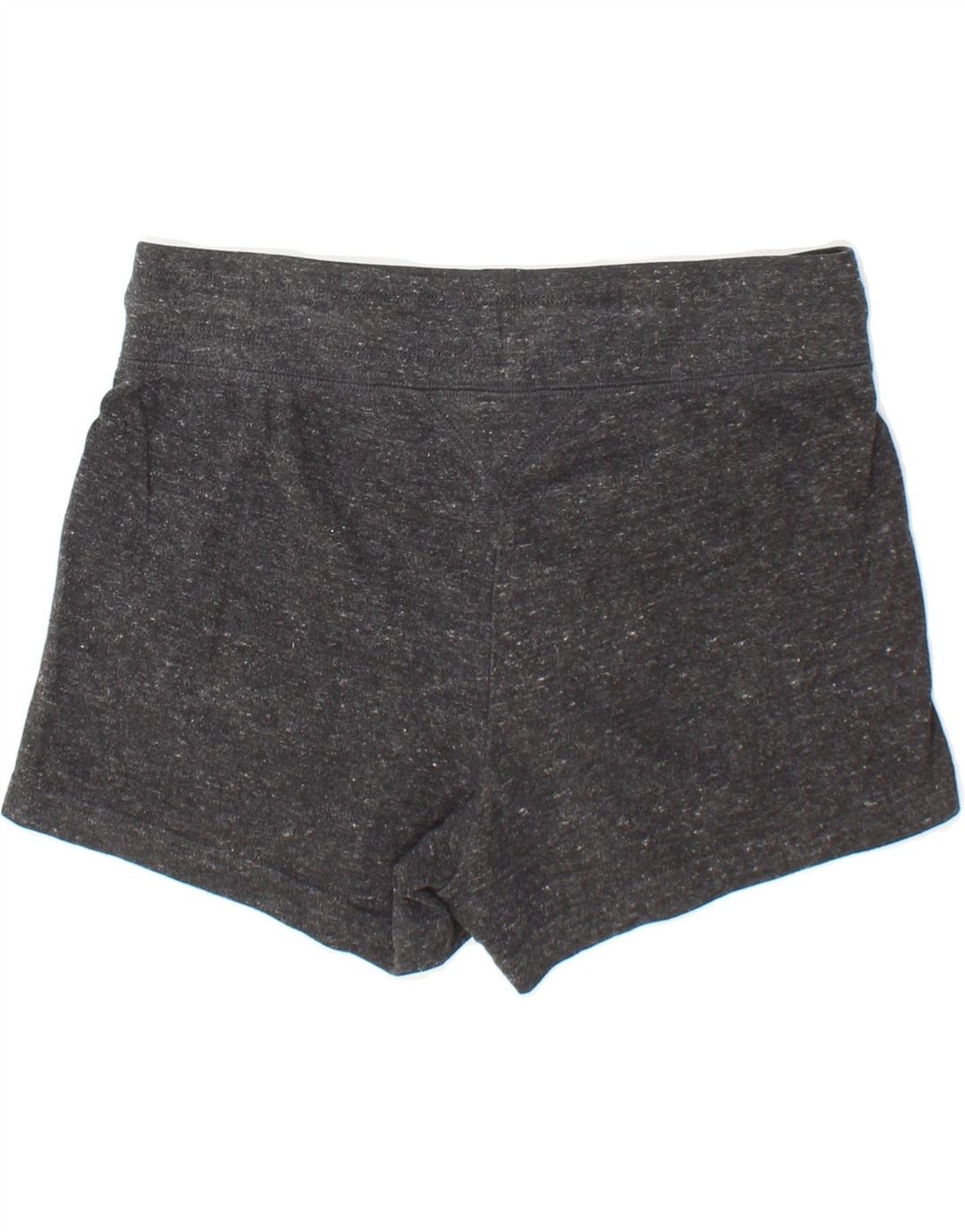 NIKE Womens Graphic Sport Shorts UK 10 Small  Grey Flecked Polyester Vintage Nike and Second-Hand Nike from Messina Hembry 