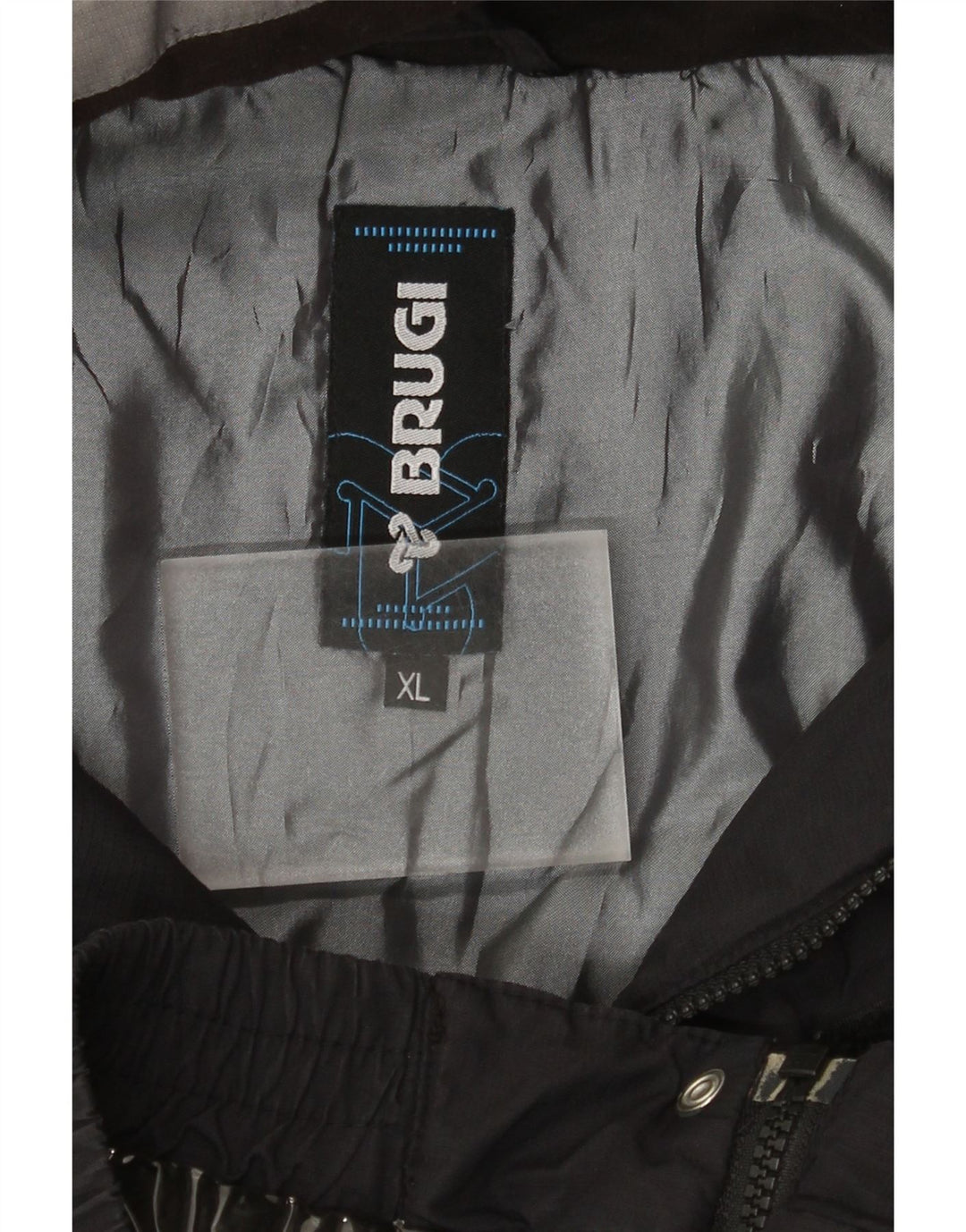 Brugi Mens Ski Jacket XL Black Colourblock
