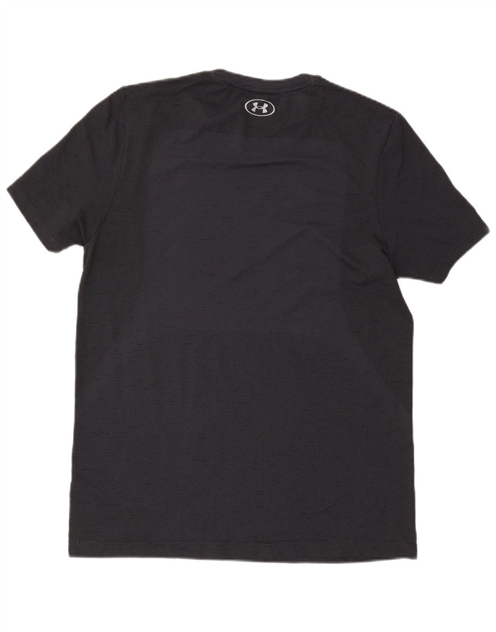 Under Armour Mens Fitted T-Shirt Top Large Grey Flecked