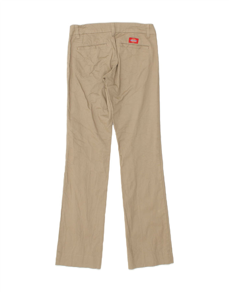 DICKIES Womens Bootcut Chino Trousers US 1 XS W26 L32 Beige Cotton Vintage Dickies and Second-Hand Dickies from Messina Hembry 