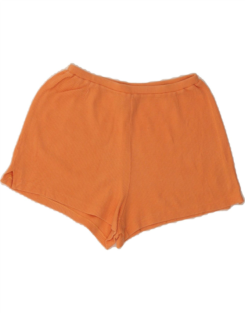 ARMANI Womens Casual Shorts UK 14 Medium W30  Orange Vintage Armani and Second-Hand Armani from Messina Hembry 