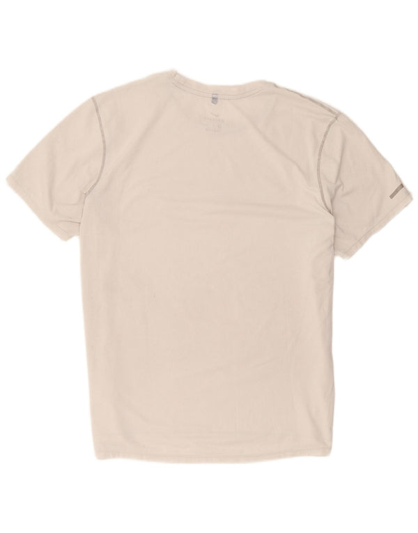 Nike Mens Dri Fit Graphic T-Shirt Top XL White Polyester