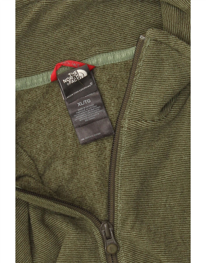 The North Face Womens Fleece Jacket UK 18 XL Khaki Polyester