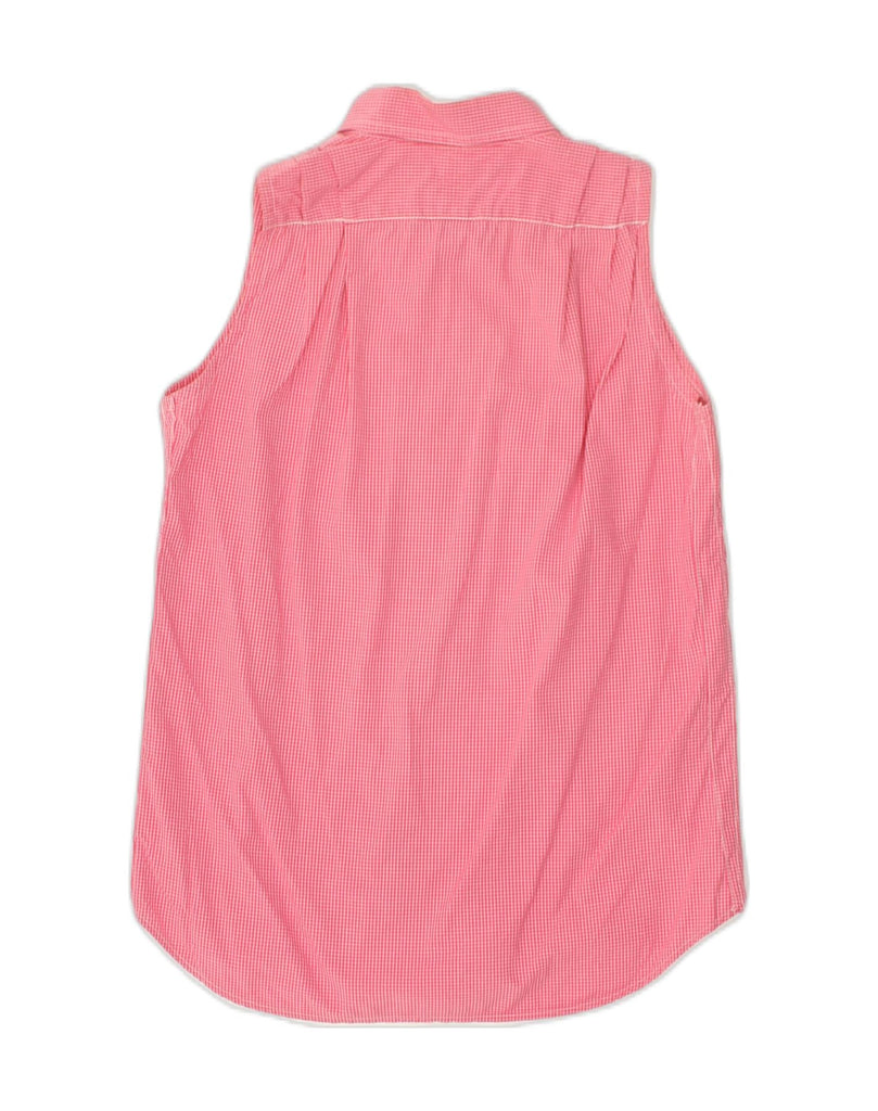 RALPH LAUREN Girls Sleeveless Shirt 9-10 Years Pink Gingham Cotton | Vintage Ralph Lauren | Thrift | Second-Hand Ralph Lauren | Used Clothing | Messina Hembry 