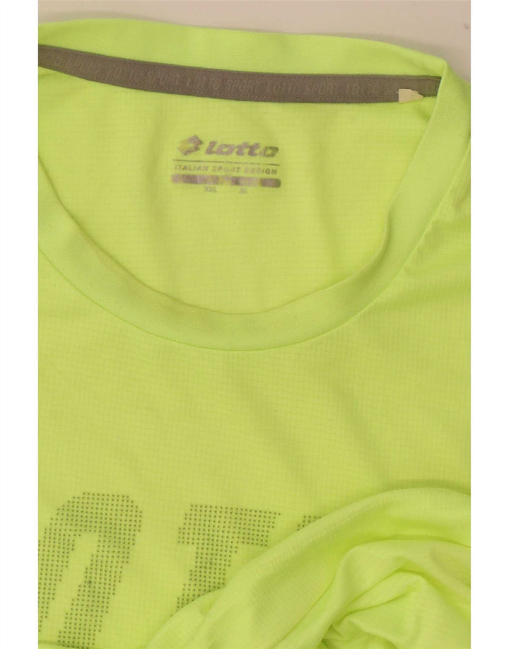 Lotto Mens Graphic T-Shirt Top XL Green