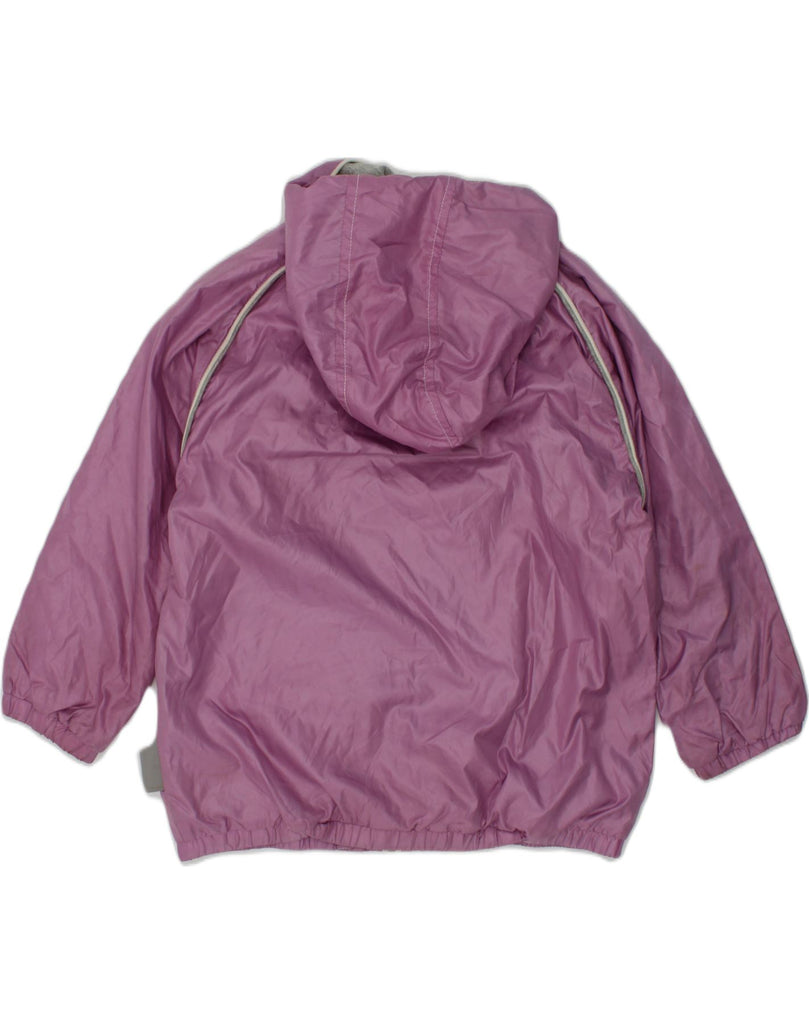 CHAMPION Baby Girls Hooded Rain Jacket 18-24 Months Large Purple Polyester | Vintage Champion | Thrift | Second-Hand Champion | Used Clothing | Messina Hembry 