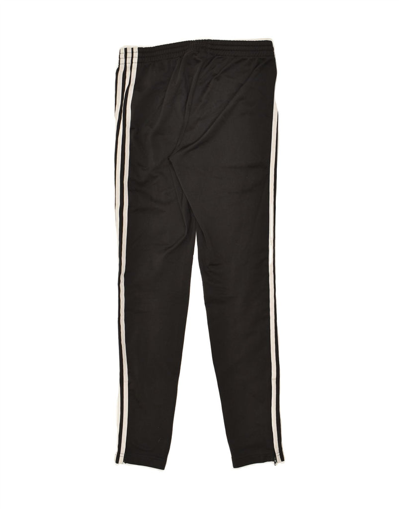 ADIDAS Womens Tracksuit Trousers UK 10 Small  Black Colourblock Polyester | Vintage Adidas | Thrift | Second-Hand Adidas | Used Clothing | Messina Hembry 