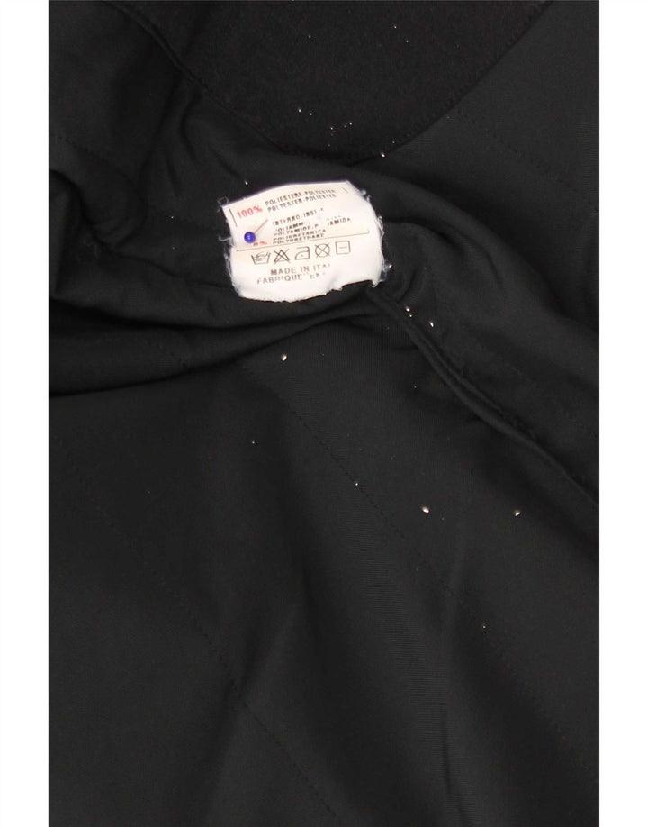 Refrigiwear Mens Parka Jacket UK 38 Medium Black Polyester