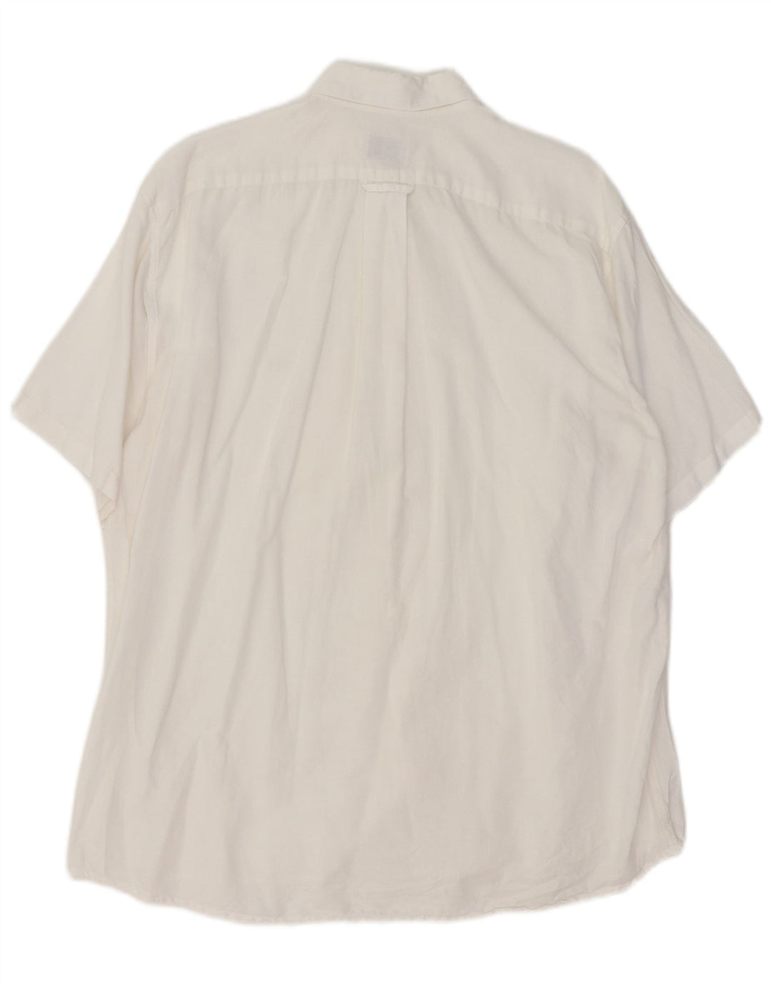 Lacoste Mens Short Sleeve Shirt Size 42 Large White