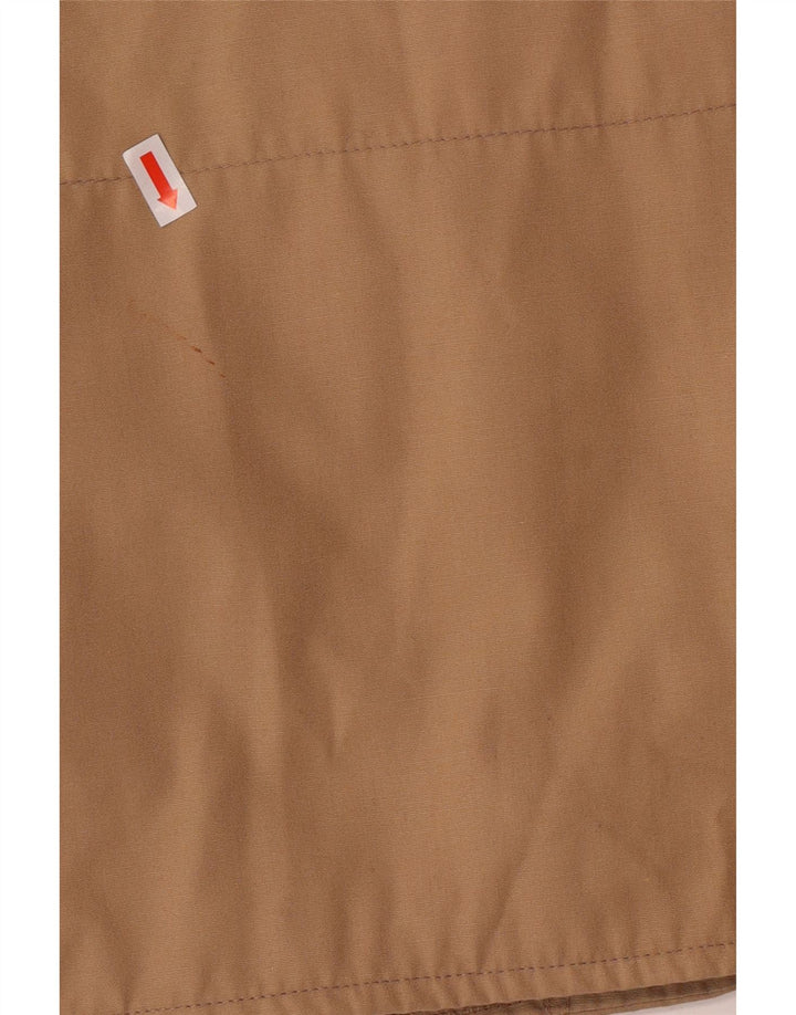 VINTAGE Mens Utility Gilet UK 40 Large Beige Polyester