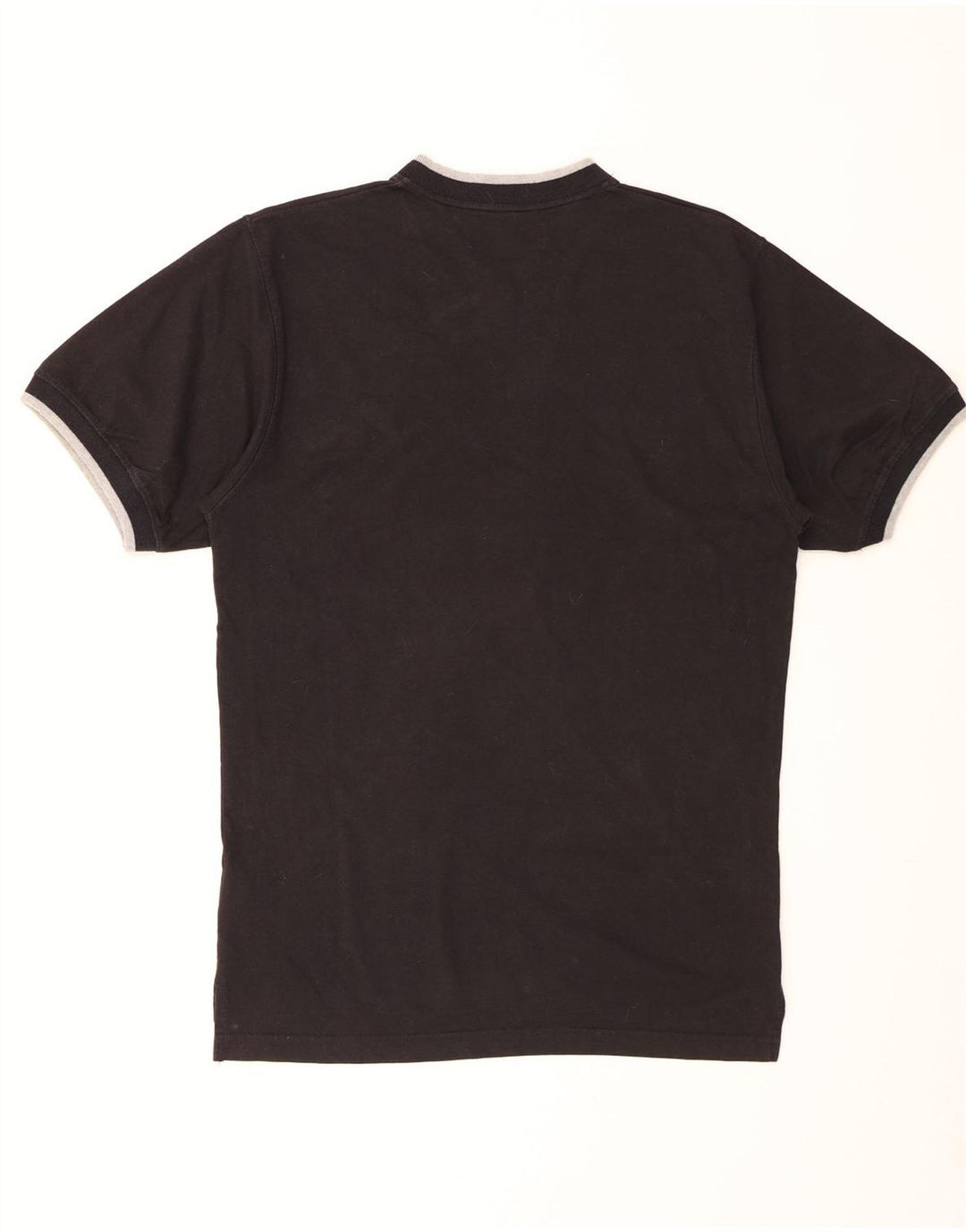 ASICS Mens T-Shirt Top Large Black Cotton