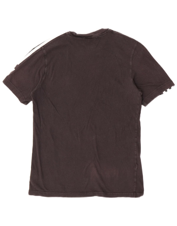 Adidas Mens Short Sleeve T-Shirt Top XS Black Cotton Sports