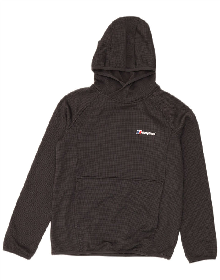 Berghaus Boys Hoodie Jumper 11-12 Years Grey Polyester