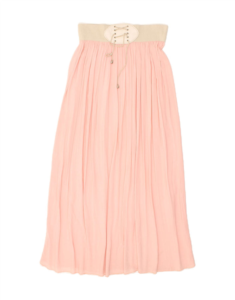 VINTAGE Womens Maxi Skirt W29 Medium  Pink | Vintage Vintage | Thrift | Second-Hand Vintage | Used Clothing | Messina Hembry 