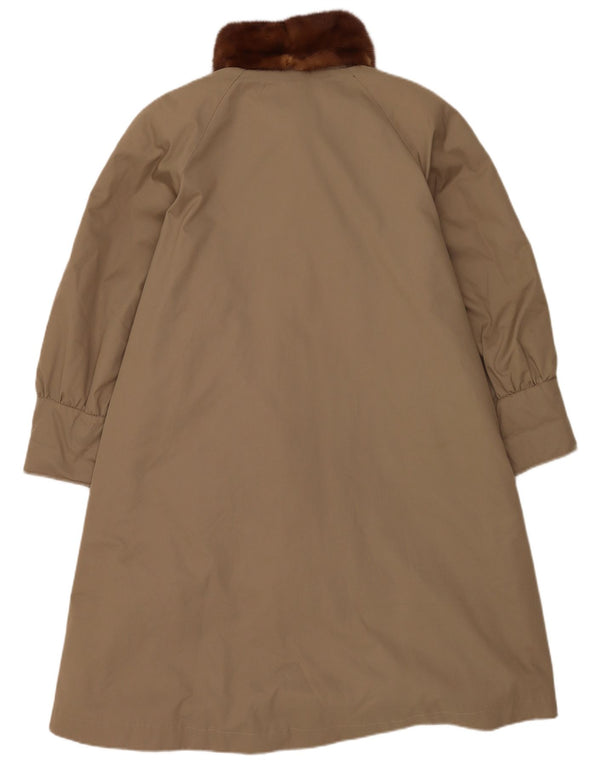 CONBIPEL Womens Oversized Overcoat IT 42 Medium Brown Polyester