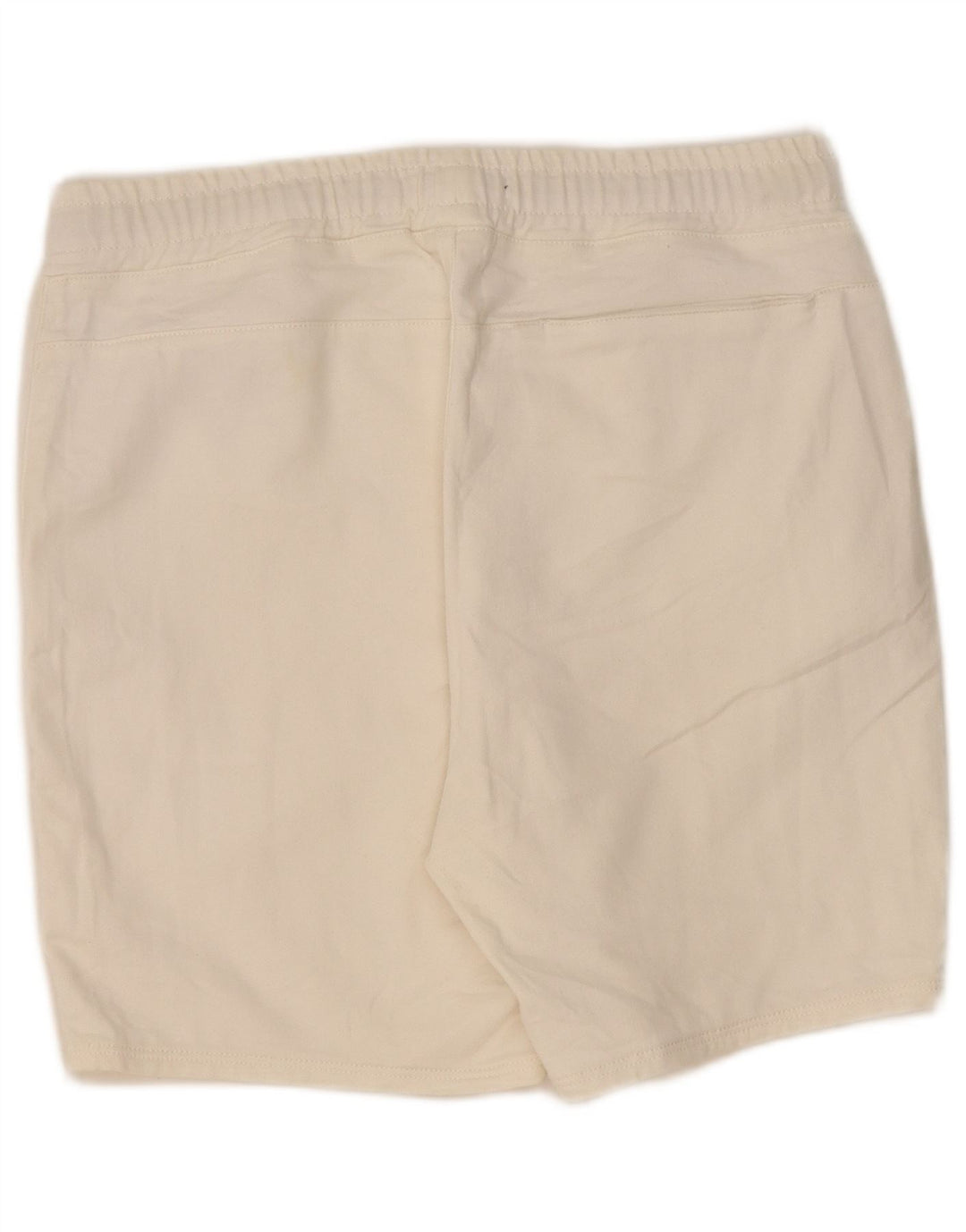 Zara Mens Sport Shorts Large  Off White Cotton