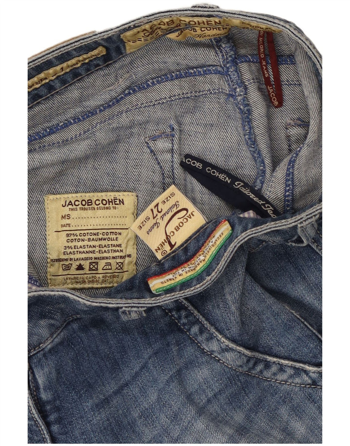 Jacob Cohen Womens Straight Jeans W27 L28 Blue Cotton