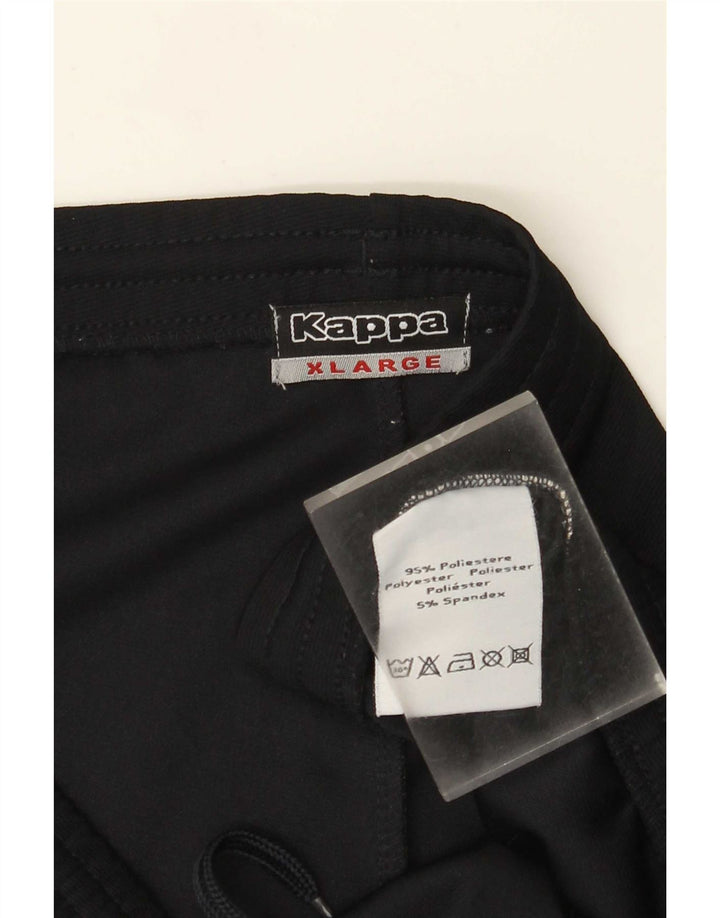 Kappa Mens Tracksuit Trousers XL Black Polyester