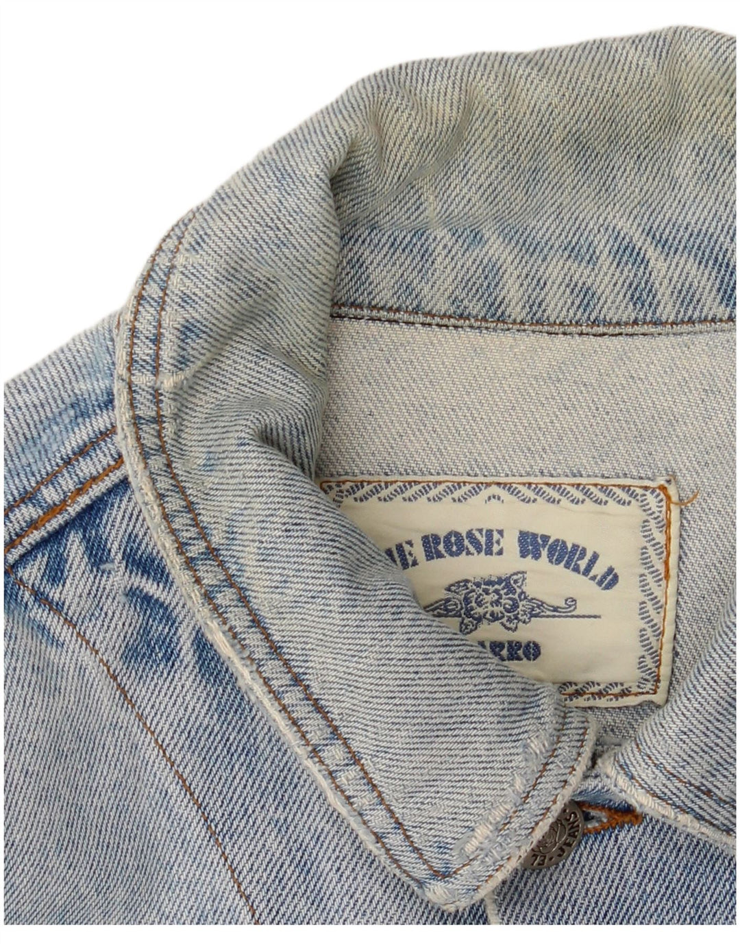 CHARRO Womens Oversized Denim Jacket UK 10 Small Blue Cotton