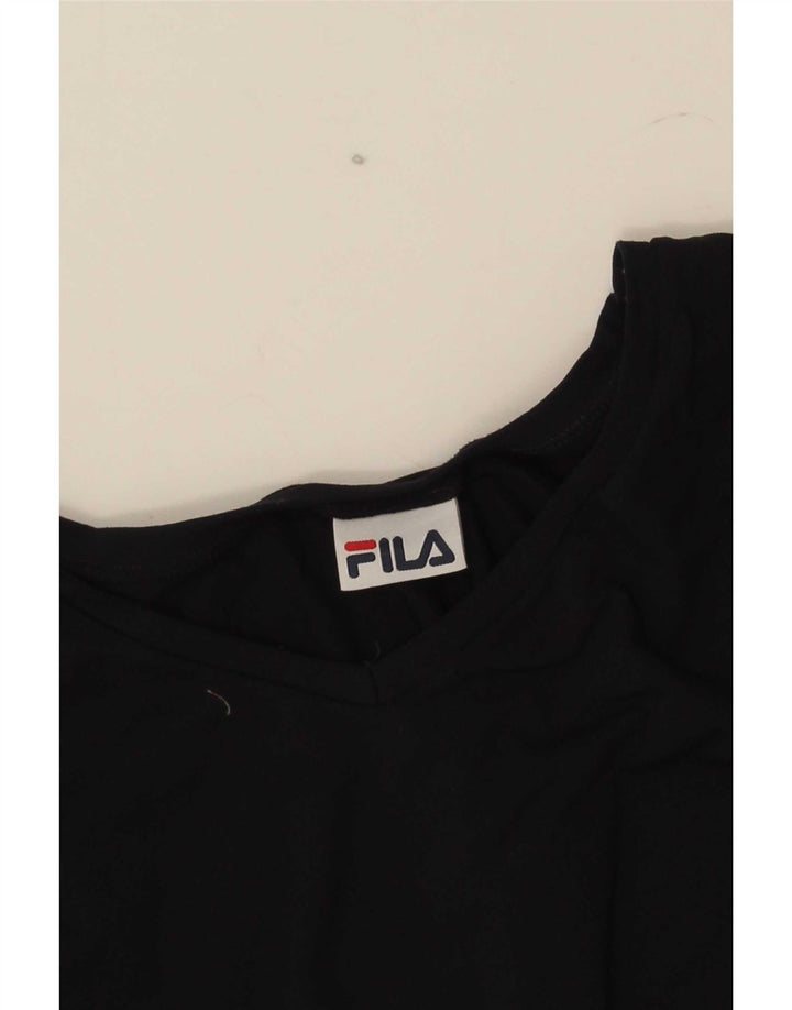 Fila Mens T-Shirt Top Small Navy Blue