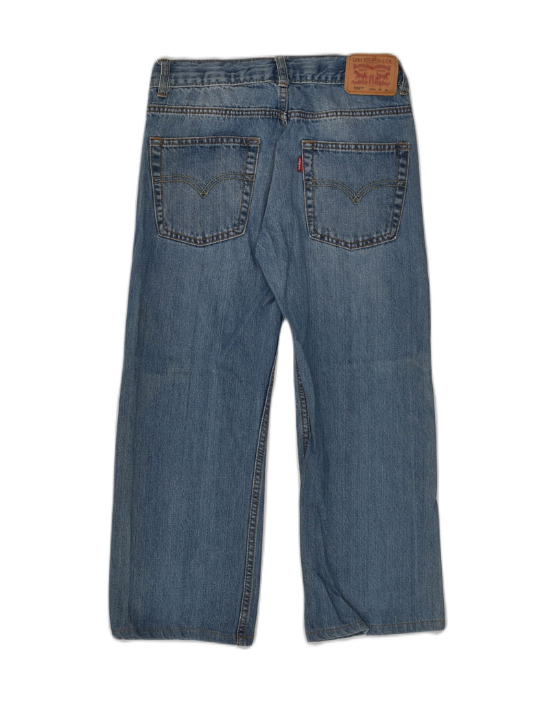 LEVI'S Boys 550 Relaxed Fit Straight Jeans 11-12 Years W26 L22 Blue Cotton | Vintage Levi's | Thrift | Second-Hand Levi's | Used Clothing | Messina Hembry 