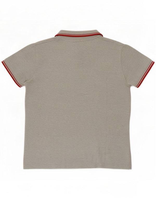 Kappa Mens Polo Shirt Large Grey Cotton