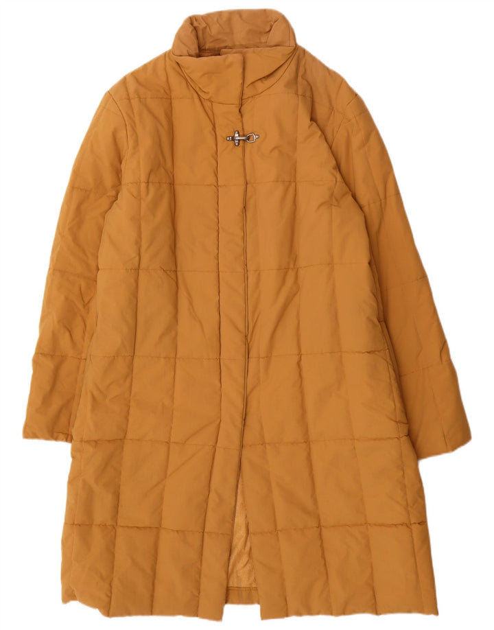 Slam Womens Padded Coat UK 16 Large Brown Nylon