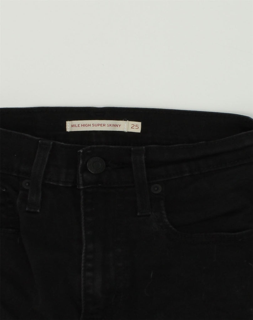 LEVI'S Girls Skinny Jeans 9-10 Years W25 L23 Black Cotton | Vintage Levi's | Thrift | Second-Hand Levi's | Used Clothing | Messina Hembry 