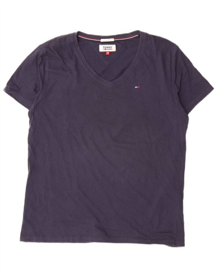 Tommy Hilfiger Mens Regular Fit T-Shirt Top Medium Navy Blue Cotton