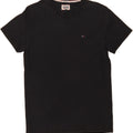 TOMMY HILFIGER Mens T-Shirt Top Small Black Cotton Vintage Tommy Hilfiger and Second-Hand Tommy Hilfiger from Messina Hembry 