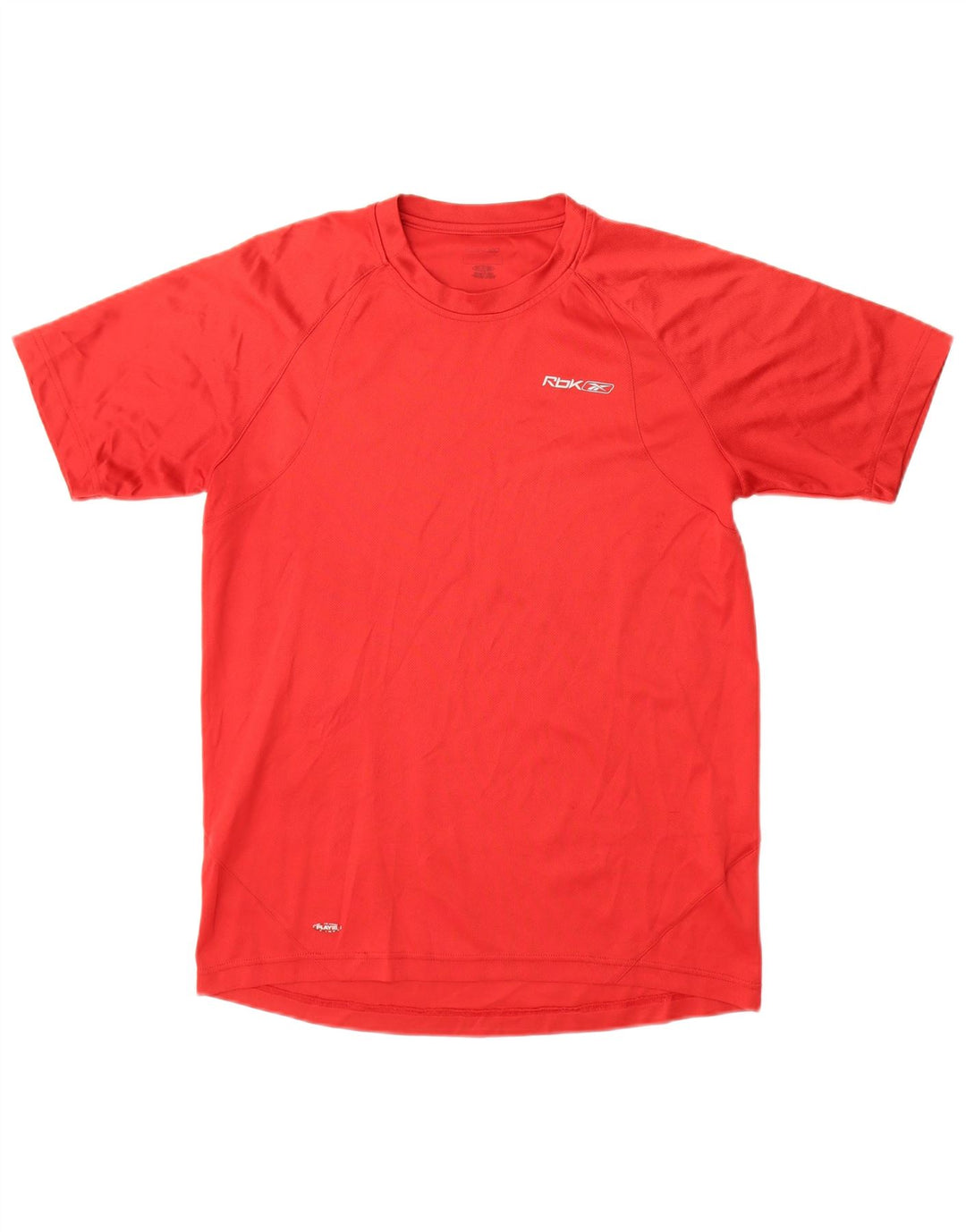REEBOK Mens T-Shirt Top Small Red Polyester
