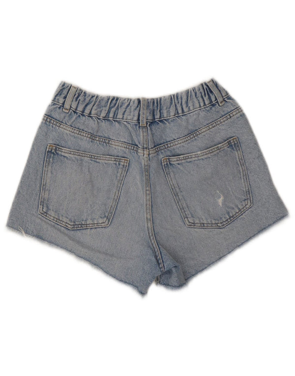 Zara Girls Denim Shorts 13-14 Years W26 Blue