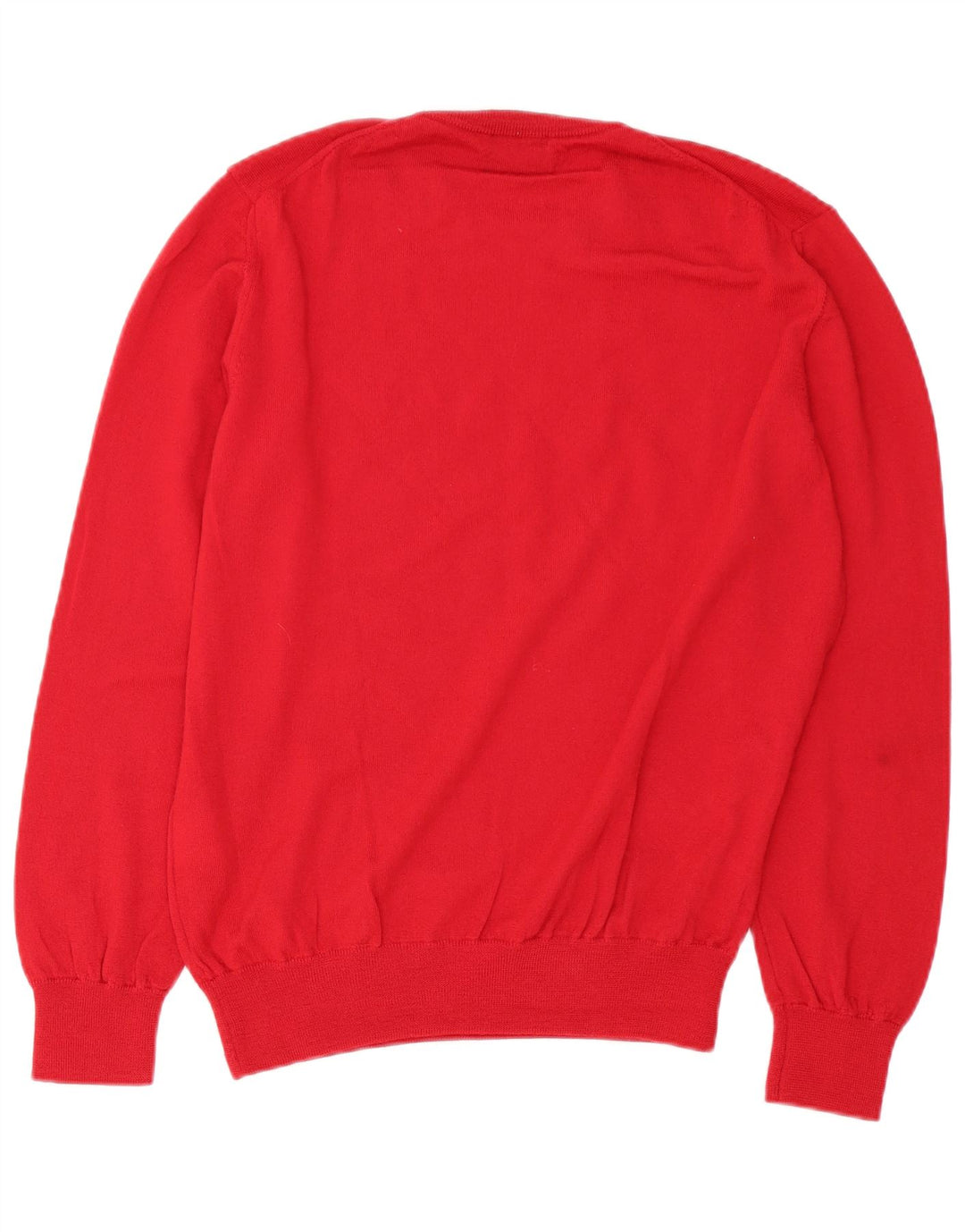 Refrigiwear Mens Crew Neck Jumper Sweater XL Red Wool