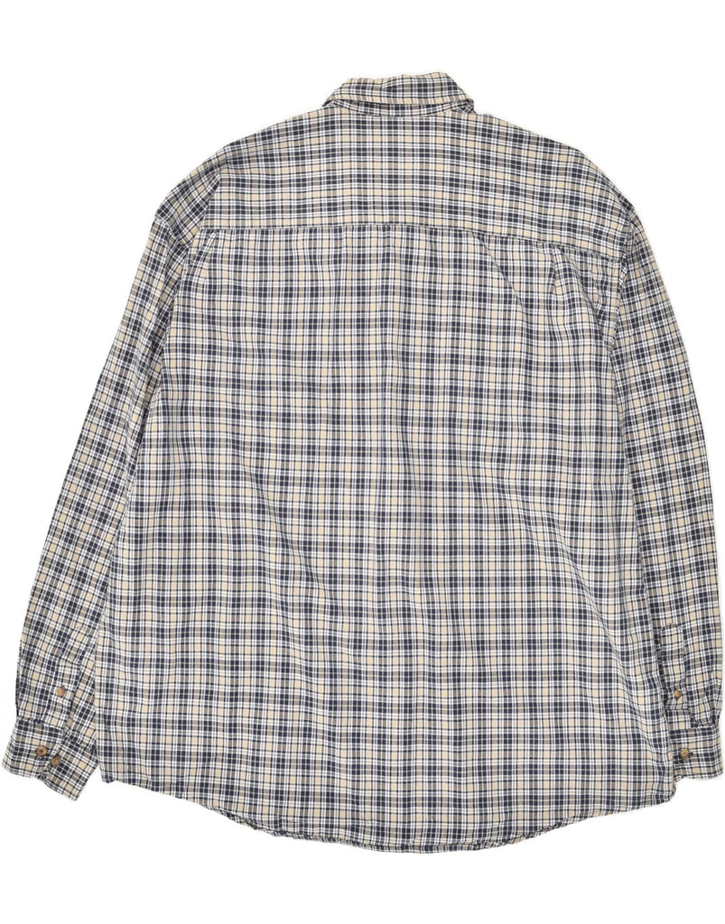 EDDIE BAUER Mens Shirt XL Blue Check Cotton | Vintage Eddie Bauer | Thrift | Second-Hand Eddie Bauer | Used Clothing | Messina Hembry 