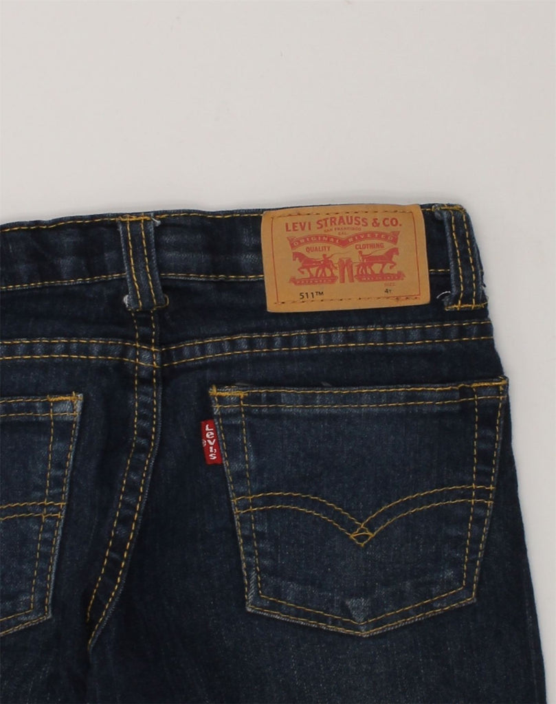 LEVI'S Girls 511 Slim Jeans 3-4 Years W22 L17 Blue Cotton | Vintage Levi's | Thrift | Second-Hand Levi's | Used Clothing | Messina Hembry 