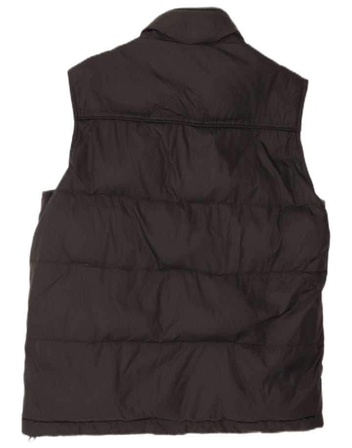 ESPRIT Mens Padded Gilet UK 38 Medium Black Nylon