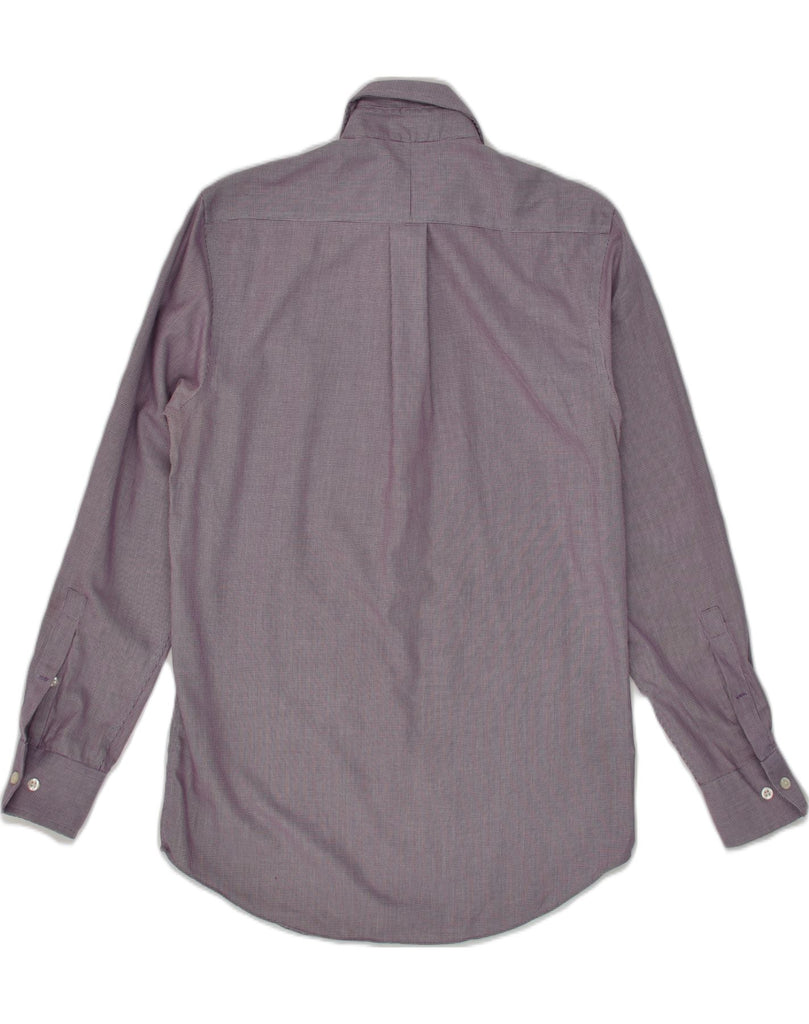 MICHAEL KORS Mens Shirt Size 14 1/2 Small Purple Cotton | Vintage Michael Kors | Thrift | Second-Hand Michael Kors | Used Clothing | Messina Hembry 