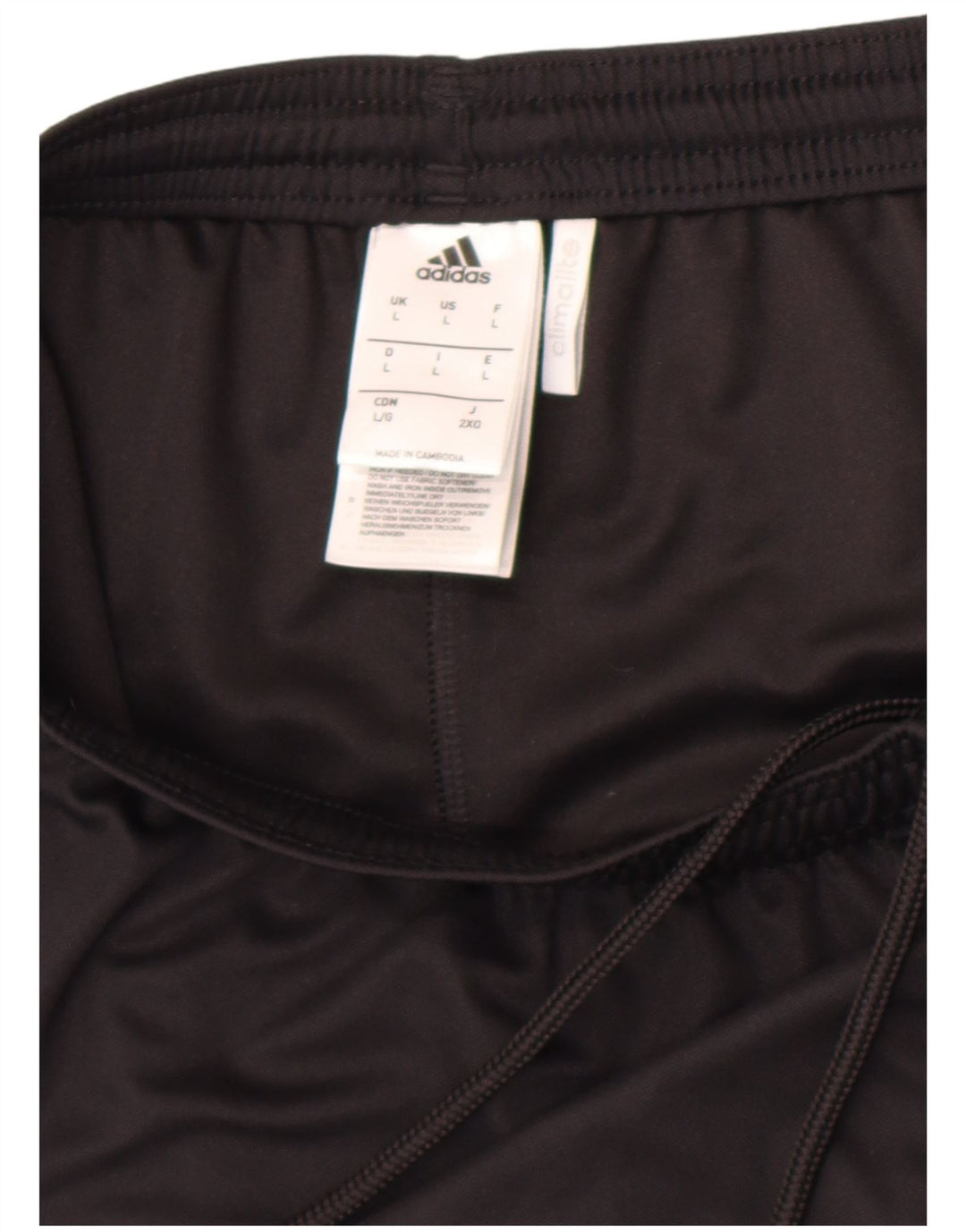 Adidas Mens Climalite Sport Shorts Large  Black Polyester