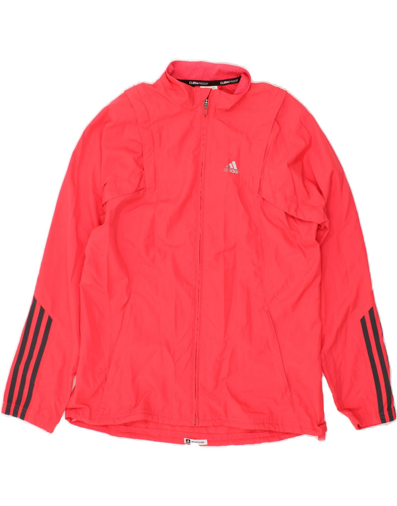 ADIDAS Womens Clima 365 Tracksuit Top Jacket UK 16 Large Pink Polyester Vintage Adidas and Second-Hand Adidas from Messina Hembry 