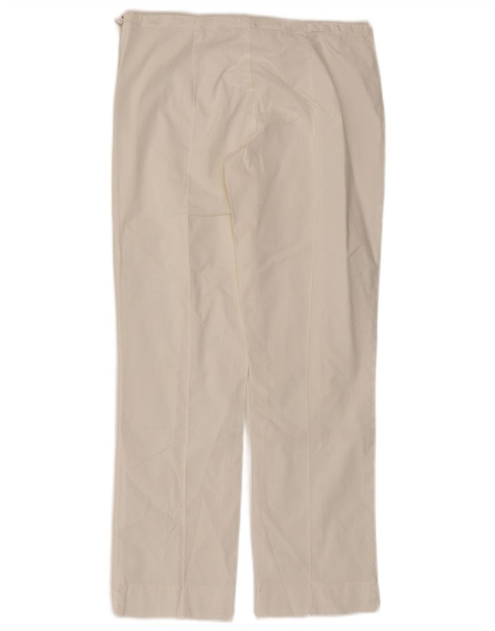 Onyx Womens Straight Casual Trousers W28 L25 White