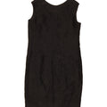 VINTAGE Womens Sleeveless Sheath Dress UK 12 Medium Black Vintage Vintage and Second-Hand Vintage from Messina Hembry 